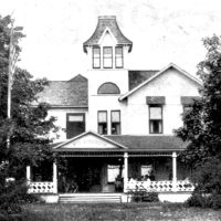 The Clovers - The Clovers freshly converted from a Trading Post by Sidney Keyes, Postmaster from 1881-1887, and 1894-1898. The Clovers opened in 1898. - Courtesy Omena Historical Society The Clovers