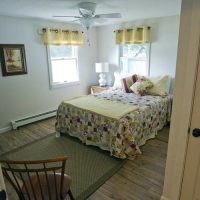 Record-Eagle/Jan-Michael Stump – One of three bedrooms in Lavender Lane, a cottage renovated by the Omena Village Preservation Association. Record-Eagle/Jan-Michael Stump – One of three bedrooms in Lavender Lane, a cottage renovated by the Omena Village Preservation Association.