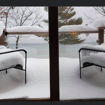 Snow in Omena - Photo Credit: Shannon Tighe Snow in Omena - Photo Credit: Shannon Tighe