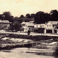 The Anderson Dock was not the only dock in town. This is the Barth Dock belonging to the Barth Country Store which you can see directly across the street. The Anderson Dock was not the only dock in town. This is the Barth Dock belonging to the Barth Country Store which you can see directly across the street.