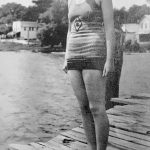 This old photo from 1928 is of Ruth Moore standing on the OTYC dock.
Photo credit Omena Historical Association This old photo from 1928 is of Ruth Moore standing on the OTYC dock. Photo credit Omena Historical Association