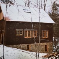 Finished for the year. Next spring, the barn siding would go up. Finished for the year. Next spring, the barn siding would go up.