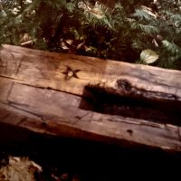 A star carved on the top side of a beam was to show when it was reassembled that this side was up. A star carved on the top side of a beam was to show when it was reassembled that this side was up.