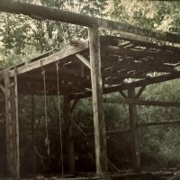 An old swing hung in the barn once. Janet Barth must have swung on it when she was little. We did not hang a swing inside for our children after the restoration but thought about it. An old swing hung in the barn once. Janet Barth must have swung on it when she was little. We did not hang a swing inside for our children after the restoration but thought about it.